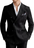 Load image into Gallery viewer, Men's Linen Double Breasted 2 Piece Suits