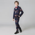 Load image into Gallery viewer, Unique Design Slim Fit Modern 5 Piece Boys Suits