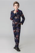Load image into Gallery viewer, Unique Design Slim Fit Modern 5 Piece Boys Suits