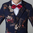 Load image into Gallery viewer, Unique Design Slim Fit Modern 5 Piece Boys Suits