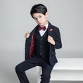 Load image into Gallery viewer, Unique Design Slim Fit Modern 5 Piece Boys Suits