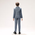 Load image into Gallery viewer, Grey Formal 5 Piece Boys Suits