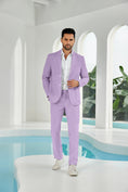 Load image into Gallery viewer, Summer Seersucker Striped 2 Piece Men's Suit (Upgraded Version)