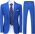 Load image into Gallery viewer, Single-Breasted One Button Center 2 Pieces Men's Suit