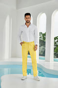 Load image into Gallery viewer, Seersucker Striped Men's Summer Pants