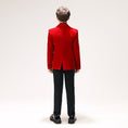 Load image into Gallery viewer, Red Velvet 5 Piece Boy's Formal Boys Suits