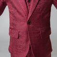 Load image into Gallery viewer, Unique Design Slim Fit Modern 5 Piece Boys Suits
