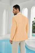 Load image into Gallery viewer, Seersucker Striped Men's Summer Blazer