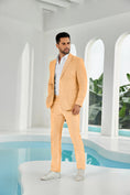 Load image into Gallery viewer, Summer Seersucker Striped 2 Piece Men's Suit (Upgraded Version)