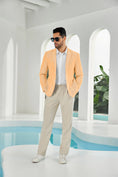 Load image into Gallery viewer, Seersucker Striped Men's Summer Blazer