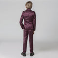 Load image into Gallery viewer, Unique Design Slim Fit Modern 5 Piece Boys Suits