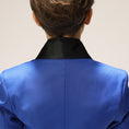 Charger l'image dans la visionneuse de la galerie, Royal Blue Toddler Tuxedo 5 Pieces Wedding Outfit