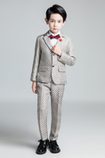 Load image into Gallery viewer, Unique Design Slim Fit Modern 5 Piece Boys Suits
