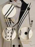 Bild in Galerie-Betrachter laden, Boys Ivory Tuxedo for Weddings with Contrast Trim 3-Piece Suit