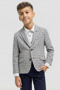 Load image into Gallery viewer, Boys Houndstooth for Formal Events Classic Blazer