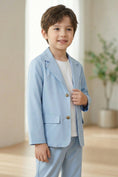 Load image into Gallery viewer, Boys Sky Blue Casual 2-Piece Suit for Country Weddings