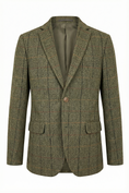 Bild in Galerie-Betrachter laden, Boys Green Check Single Suit Jacket for Formal Wear