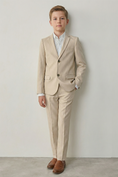 Charger l'image dans la visionneuse de la galerie, Boys Beige 2-Piece Suit for Formal Occasions