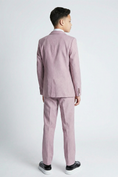 Bild in Galerie-Betrachter laden, Boys Dusty Rose Formal 3-Piece Suit for Weddings with Classic Tailoring