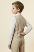 Bild in Galerie-Betrachter laden, Boys Ivory Linen Suit for Weddings 2-Piece Suit
