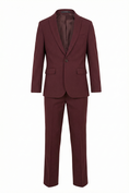 Load image into Gallery viewer, Boys Burgundy 2-Piece Suit for Formal Events