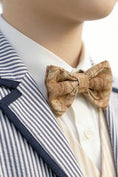 Charger l'image dans la visionneuse de la galerie, Boys Blue-gray Stripes Seersucker Single-breasted 2-piece Suit