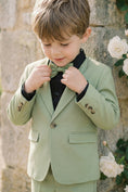 Charger l'image dans la visionneuse de la galerie, Boys Sage Green Single-Breasted 2-Piece Suit