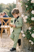 Charger l'image dans la visionneuse de la galerie, Boys Sage Green Single-Breasted 2-Piece Suit