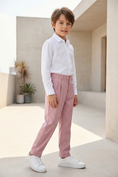 Bild in Galerie-Betrachter laden, Boys Dusty Pink Formal Pants
