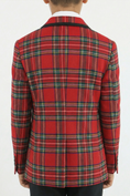 Bild in Galerie-Betrachter laden, Boys Red Plaid 2-Piece Suit with Bee Detail for Festive Weddings & Events