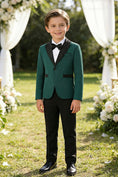 Bild in Galerie-Betrachter laden, Boys Emerald Green 2-Piece Suit for Garden Weddings