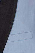 Bild in Galerie-Betrachter laden, Boys Sky Blue 3-Piece Suit with Black Shawl Collar for Estate Weddings