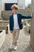 Bild in Galerie-Betrachter laden, Boys Teal Notch Lapel Jacket