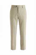 Load image into Gallery viewer, Boys Beige Pinstripe Dress Pants