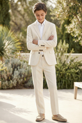 Charger l'image dans la visionneuse de la galerie, Boys Ivory Classic 2-Piece Suit
