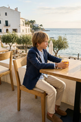 Bild in Galerie-Betrachter laden, Boys Navy Casual Suit Jacket
