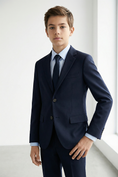 Load image into Gallery viewer, Boys Navy Classic Jacket & Pants 2-Piece Suit