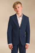 Bild in Galerie-Betrachter laden, Boys Navy Blue Blazer for Modern Weddings & Formal Receptions
