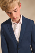 Bild in Galerie-Betrachter laden, Boys Navy Blue Blazer for Modern Weddings & Formal Receptions