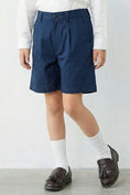 Load image into Gallery viewer, Boys Navy Blue Shorts