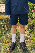 Load image into Gallery viewer, Boys Navy Blue Shorts