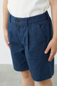 Load image into Gallery viewer, Boys Navy Blue Shorts
