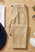 Bild in Galerie-Betrachter laden, Boys Khaki Pleated Trousers