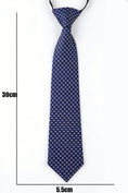 Bild in Galerie-Betrachter laden, Navy Blue Car Embroidered Tie