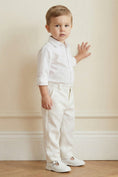 Load image into Gallery viewer, Boys White Checkered Trousers