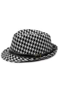 Charger l'image dans la visionneuse de la galerie, Boys Houndstooth Belt Buckle Decorative Hat
