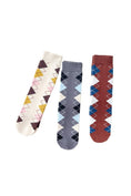 Bild in Galerie-Betrachter laden, Boys 1-12 Year Diamond Pattern Socks