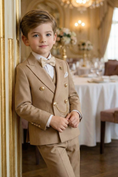 Load image into Gallery viewer, Boys' Vintage Luxury And Exquisite Button-Up Two-Piece Suit