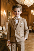 Load image into Gallery viewer, Boys' Vintage Luxury And Exquisite Button-Up Two-Piece Suit