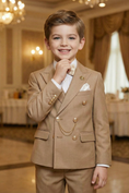 Load image into Gallery viewer, Boys' Vintage Luxury And Exquisite Button-Up Two-Piece Suit